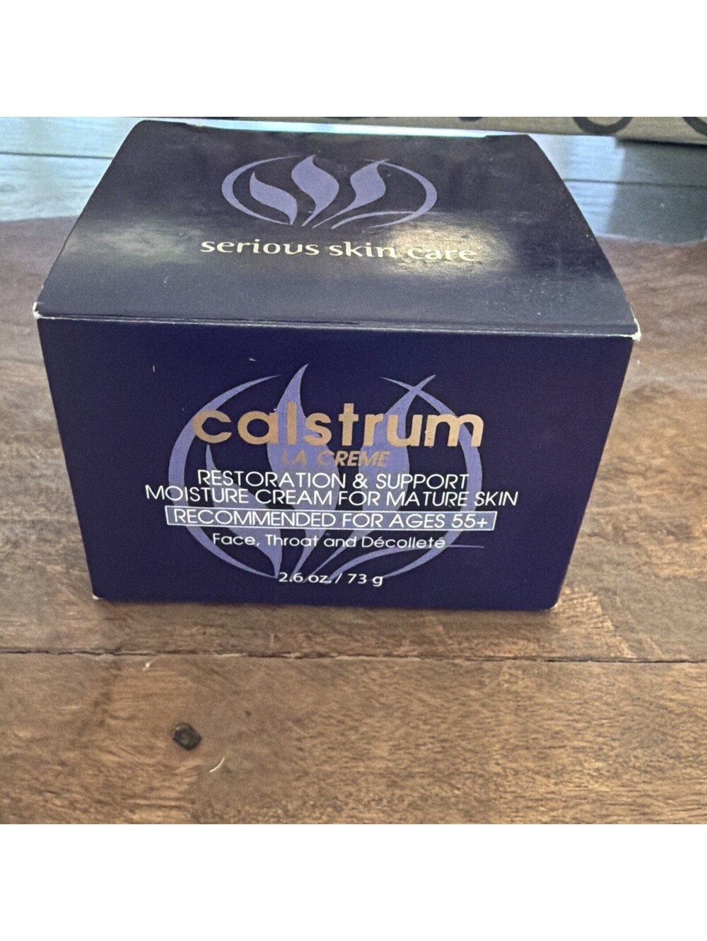 Calstrum La Creme Hydrating Moisture Cream Face Decollete 2.6 oz. New.